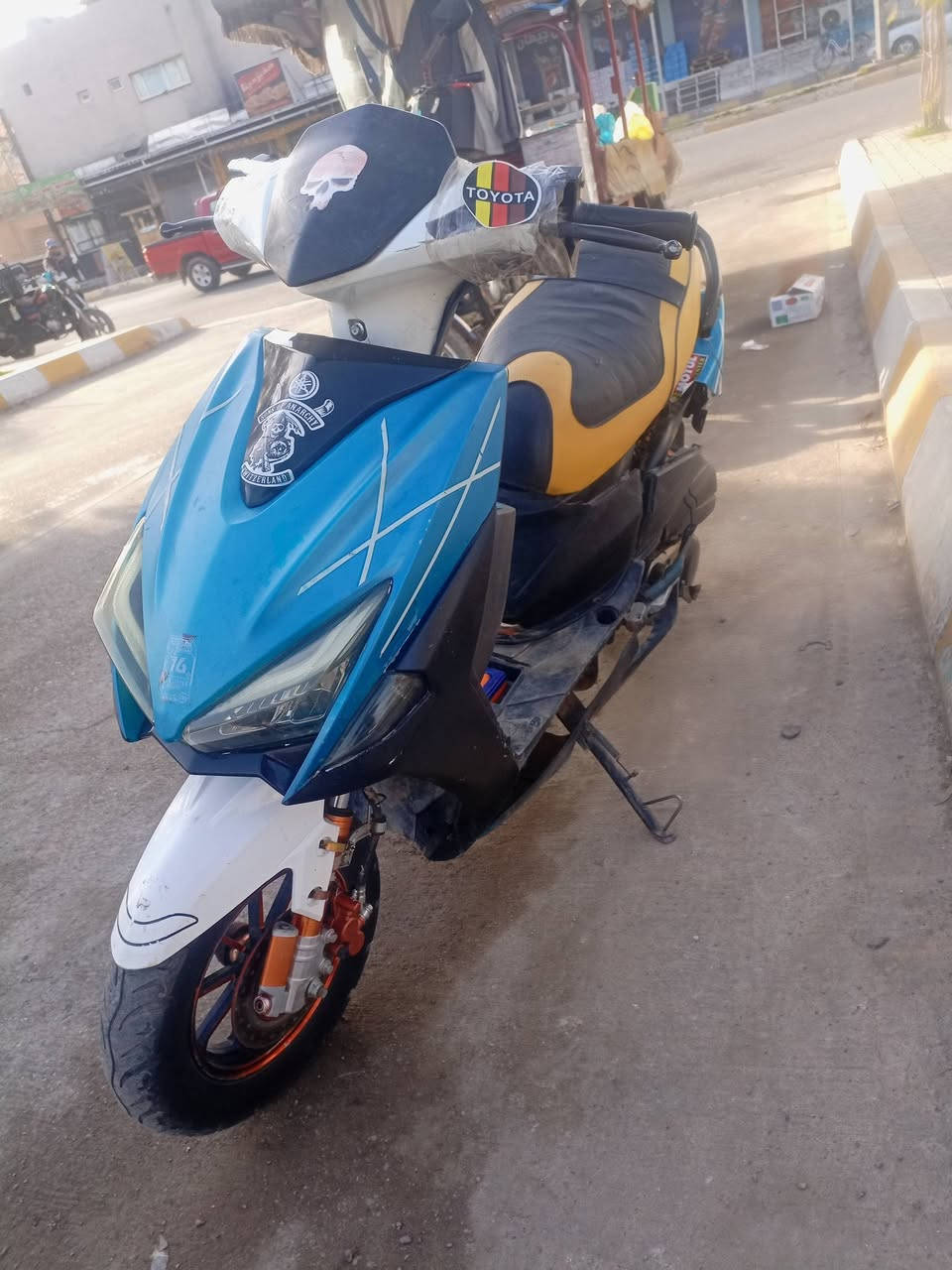 سلام عليكم ماكس بومه البيع موديل 21 كهربايات كله شقال تايرات جديده نكره سلف شقال هندر شقال شلعه ومعدل ✈️ كفراته بلادي محرك صوته ناعم سعره مناسب 150وبي مجال قليل مستعجل عل بيع الشراي يخابر ***********
