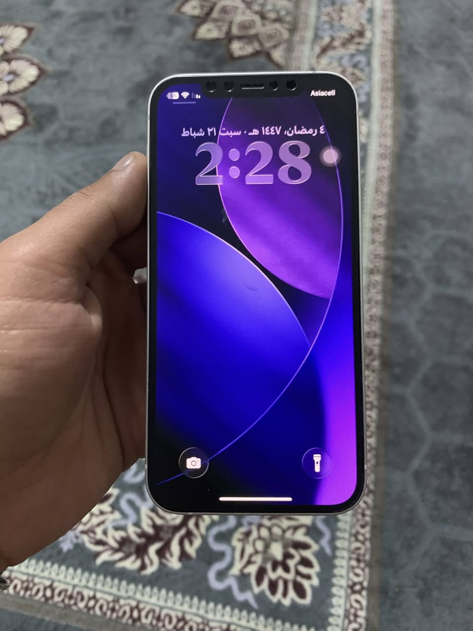 السلام عليكم أيفون 12طك كارتون بطاريه 90 ذاكره128  الجهاز ما مفتوح السعر 300 بغداد الدوره     ***********
