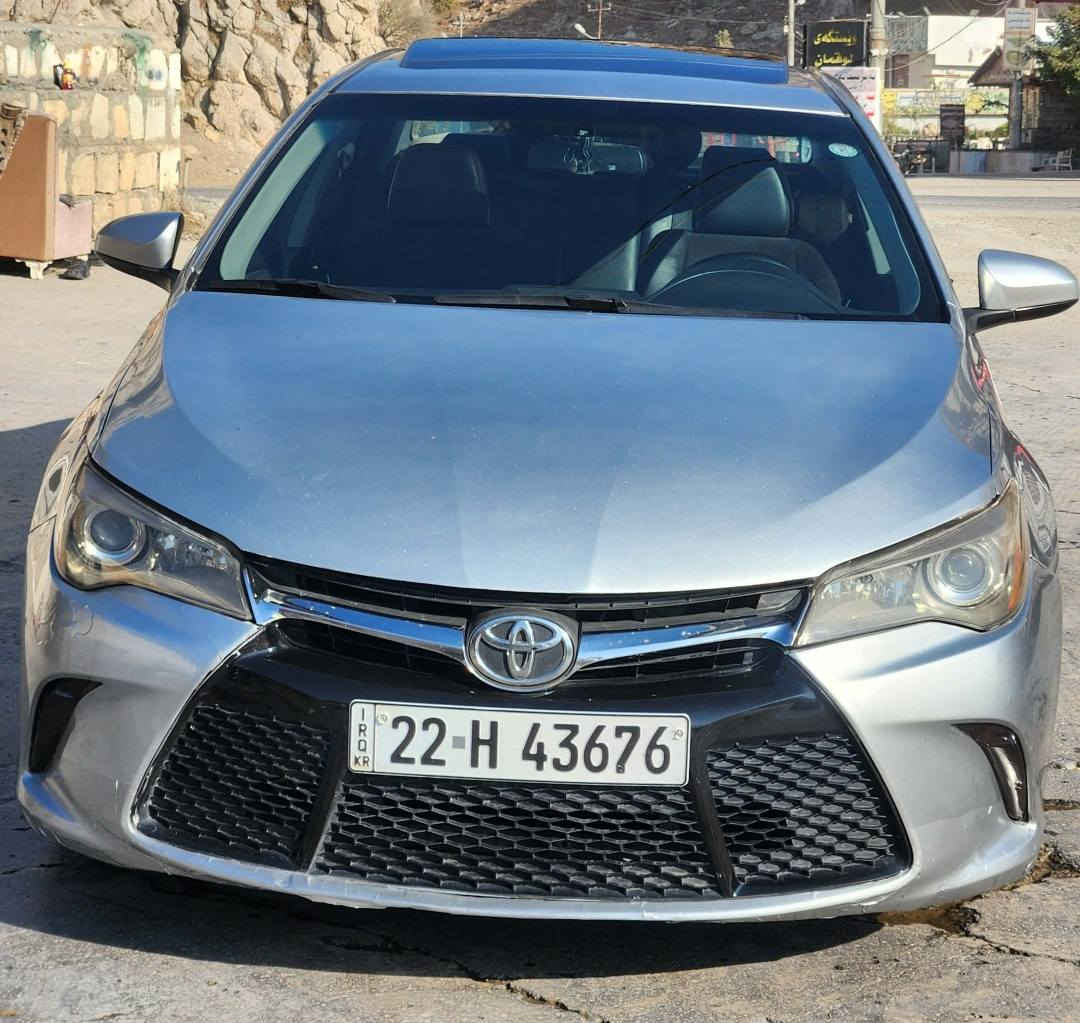 Camry2016 Xse
بيها ۲قطعة صبغ 
رقم و سنوية جديد تحويل وكالة شرط ، سیارة اعلی  من صور ربع مصرف مابي، سعر145 ،عنوان اربیل خلیفان
ر.موبایل/***********    ۰۷٨۲۹٨۲٦۳٤۲
