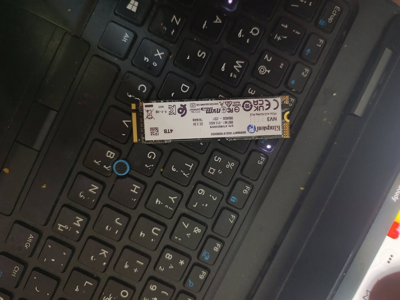 السلام عليكم اتوفرت قطعتين m.w nvme
Kingston اجه ويه تجميعه جديده أبيعها تفصيخ
ساعات تشغيل اقل الساعه صفر متوصل طاقه تقريبا 4 مرات
NVMe™ PCIe Gen 4.0 x4
4TB
7000-7500

و قطعه ثانيه Samsung
باسعار مناسبه جدا جدا
(فحوصاتهن موجوده وإذا عندك برنامج افحصلك بي على اختيارك ماكو مشكله)


**إذا كنت صاحب هذا الإعلان وتريد حذفه لأي سبب، رجاءا أرسل رسالة إلى الدعم الفني**