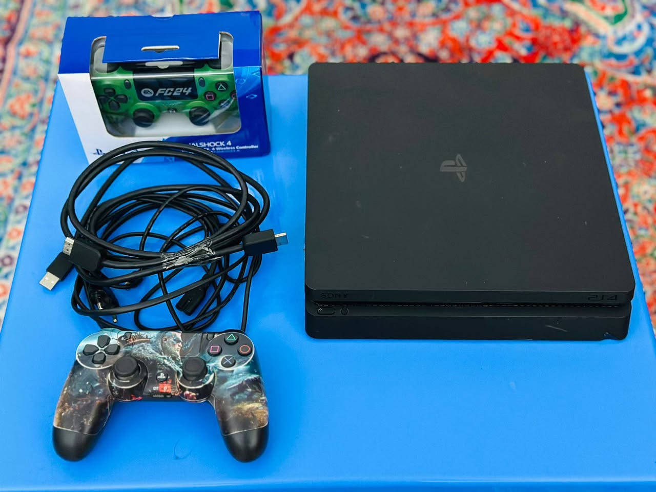 ‏بلي ٣ ثري مع هارد بي ٥٠ لعبه ٧٠ الف
‏بلي فور سلم دبل جوستك ١٩٠ 
‏بلي فور فات مهكر مع العاب حسب الطلب ودبل جوستك ب١٩٥ 
‏بلي فور سلم مع كارتونه ونضيف جدا ٢٠٠ الف مكاني نجف *********** 
‏( الاسعار بيه مجال مو ثابته )
