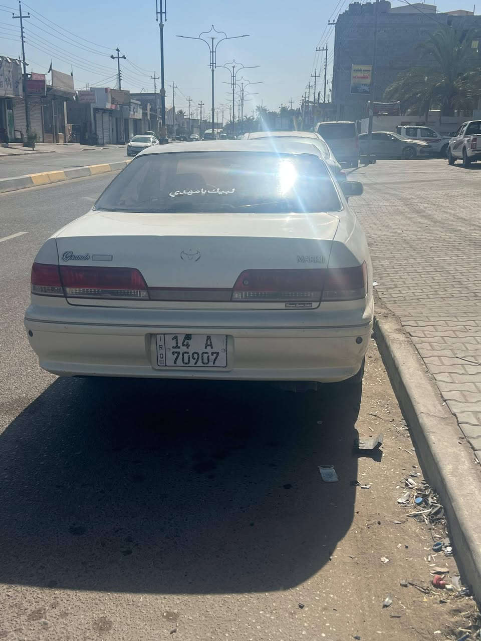 سلام عليكم سياره مارك 96سيارهً خير من الله سنويه بأسمي تحويل ثاني يوم كامله مكمله من تبريد حداديه سياره معمرها داير مالت جام لخلفي والأمامي معمر بي صبغ تعميرها جديد وجاملق لخلفي بي صبغ  تايرات عندي بيها ويل بلادي وعندي رياضي سياره واضحه بصور واكو ملاحضات كلش بسيطه وسياره طكت لغمه وتأذه جاملق يرجع بارد مامتأذي ولباب لخلفي وره لعبري أكفلك من لكصه ونقل جثه دعاميه جديده وصبغتها بعدني ماشادها  سعر80وبيها مجال  بكاني البصره ابو لخصيب واتساب***********

