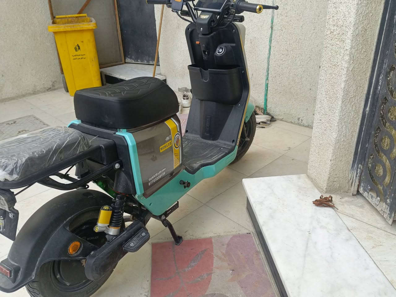 السلام عليكم دراجه شحن جديده استعمال قليل نوع R7
بطاريه حجم 32 
دراجه كامله من كلشي  غراضه كامله وتساب ***********
