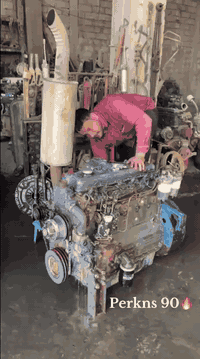 محرك بيركنز • ستة سلندر • جنوب الموصل الشوره