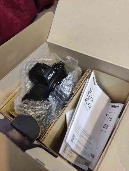 كامرة نيكون Z6 ll كلش نضيفة وحلوة وبعدة بل جيس بل كارتون مع ادبتر FTZ الاصلي مع عدسة 85mm نضيفة كامل ملحقاتهن مكاني نجف رقمي *********** Singapore
