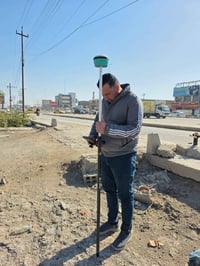 مركز الديوانية • ٨٠٠٠م • تسقيط حدود