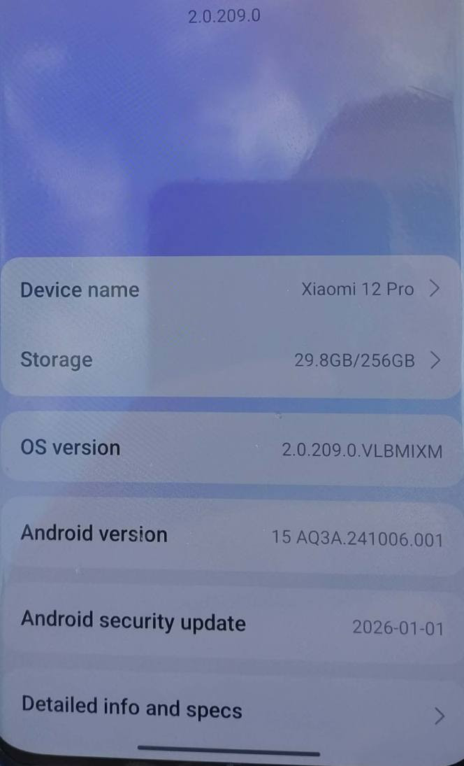 Xiaomi 12 pro 5g
فرۆشتن و گۆرینەوە
نرخ: ٢٥٠هەزار قفڵ
زۆر پاک و نەکراوە و بێ عەیب بەزەمانی هەفتەیەک 
ڕام ١٢+١٢  و ٢٥٦گیگا
٢سیم
snapdragon 8 gen 1 ئاگر

شاشەیەکی قەوسی 2k ی ١٢٠هێرتز زۆر جوان

٣کامیرای 50mp نایاب پۆترەیتی نایاب

شەحنی شەریکە ٩٠وات و کەڤەری لەگەڵە

سەپۆرتی ١٢٠وات ئەکا

تەنها پشتەکەی  درزی هەیە لەزگەی ئەسلی لیدراوە  لە رەسمەکان دیارە باقی بەزەمان 

*********** دخان, السليمانية
