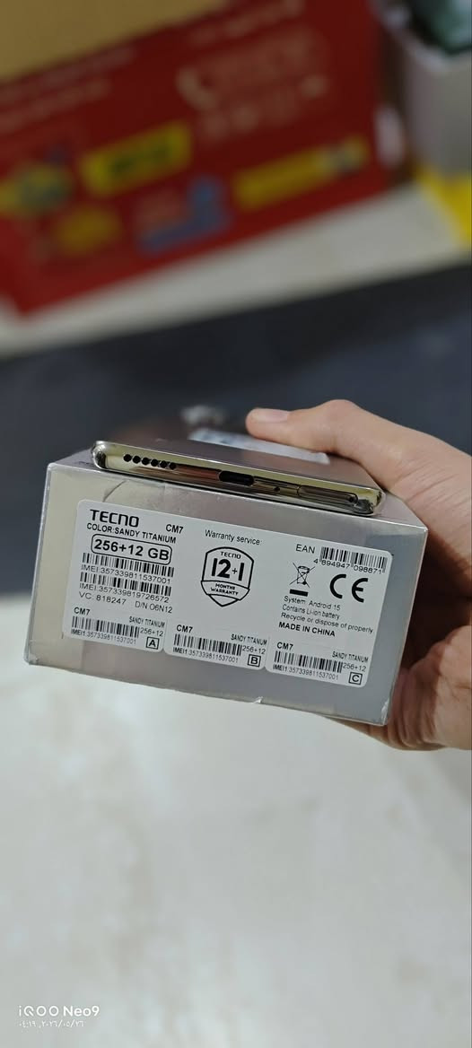 تكنو كامون 40 برو 5g نضافت جاهز 100%100 مشكول ذمة لكسر بل سعر اللهم صل على محمد وال محمد 
تكنو كامون 40 برو 5g 
‏144 فريم للشاشة 🔥
‏ المعالج Dimensity 7300 Ultimate  🔥
‏بطارية 5200🔥
‏رام 12+12🔥
‏ذاكره 256 🔥
‏ببجي 90 افريم 🔥
‏ملحقاته كامل شاحنه 🔥
‏اداءه في الالعاب فد شيء فريماته ثابته بل الالعاب 
‏مكاني بغداد الحرية🏠
‏رقمي:*********** بي واتساب 
‏السعر : 350 مكفول كفالة عامة الجهاز
