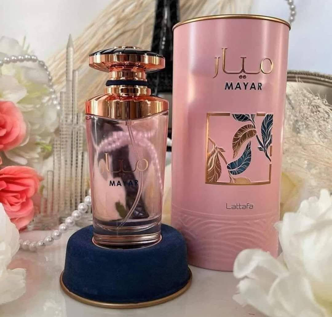 "كأنه بستان من الزهور البرية الندّية في صباح ربيعي دافئ.. عطر ميار ليس مجرد رائحة، بل هو نغمة رقيقة تعزف على أوتار القلوب."
 "في كل رشة من عطر ميار، حكاية فرنسية بنكهة شرقية فاخرة، تترك خلفك أثراً من الجاذبية والغموض الساحر."
 "زجاجة أنيقة تختزل كل معاني الرقة والجمال.. ميار هو العطر الذي يجعلكِ تبتسمين دون سبب، لمجرد أن نيرانه الهادئة تحيط بكِ."
"ميار.. فخامة الاسم تكفي لتختصر جمال الرائحة."
 "عطر يلامس الروح قبل الحواس.. جمال خطف الأنظار."
 "رشة واحدة من عطر ميار كفيلة بأن تغير مزاج اليوم بالكامل إلى سعادة مستمرة."

📌 للطلب أو الاستفسار، تواصل معي خاص 📥🛍️📦🛒"

 ☎️  واتساب ***********

⁠#عطور⁠
 ⁠#عطور_نسائية⁠
 ⁠#عطورات⁠
 ⁠#عطر⁠
 ⁠#جمال⁠
 ⁠#اناقة⁠
 ⁠#عطور_اصلية⁠
 ⁠#كوزمتك
