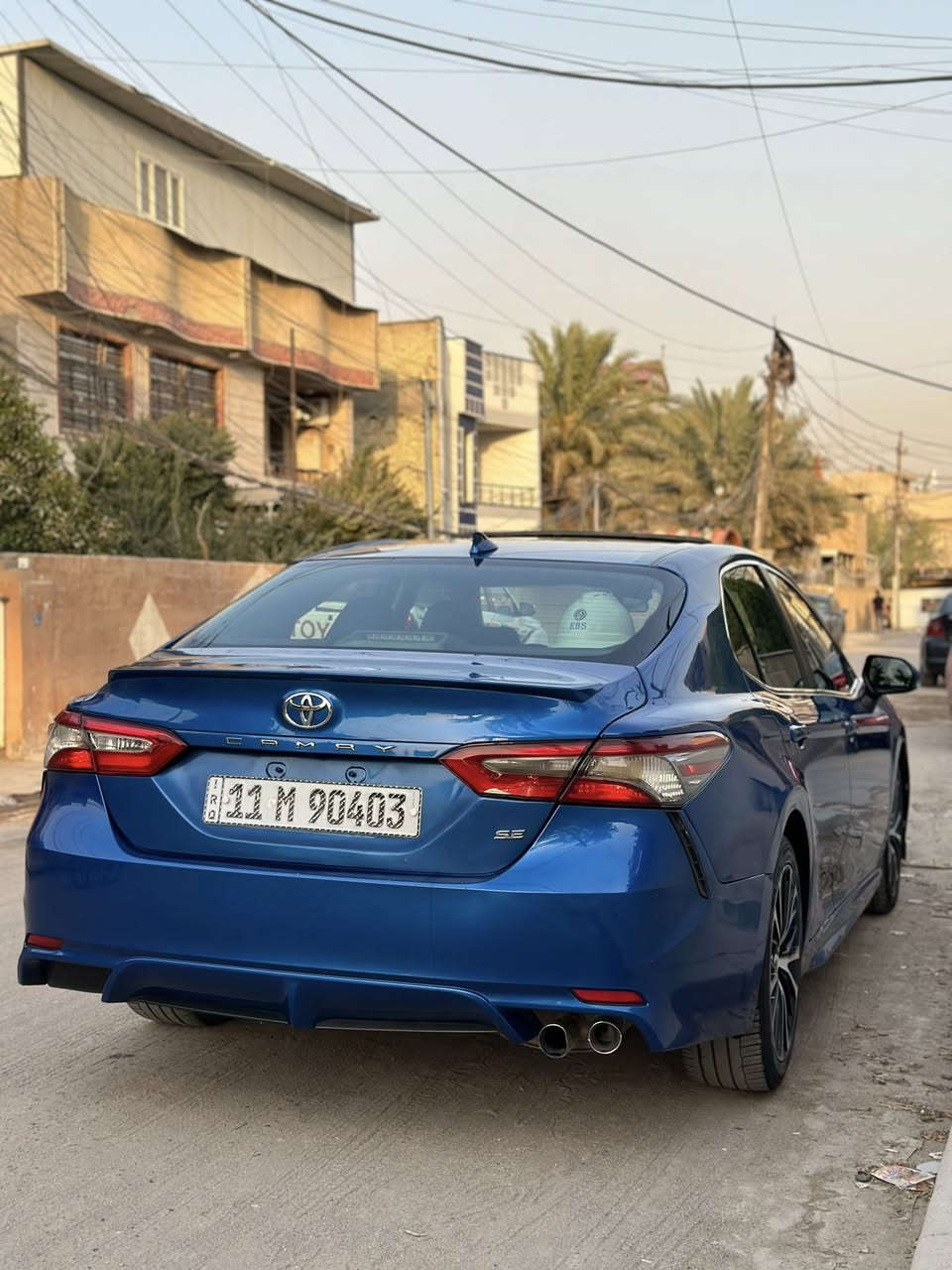 للبيع
كامري se plus 2019 (بانزين)
سلايد روف ( فتحة )
كراسي جلد 
شفتات بالستيرن
رادار امامي 
تحديد مسار
(( بدون ايرباك ))
ماشية mi 80
نظام Eco اقتصادية جداً
لايت زينون بلادي عالي ناصي
كير محرك كفالة 
رقم بغداد الجديد ب اسمي شخصياً 
حادثهة موضح بالصور بجم كبس وهنا نصبغ باب السائق نفسة وجاملغ عكس السائق بدون دواخل وولاكلوب مشتغل بالدشبول 
$175
مكان السيارة بغداد المشتل 

***********
