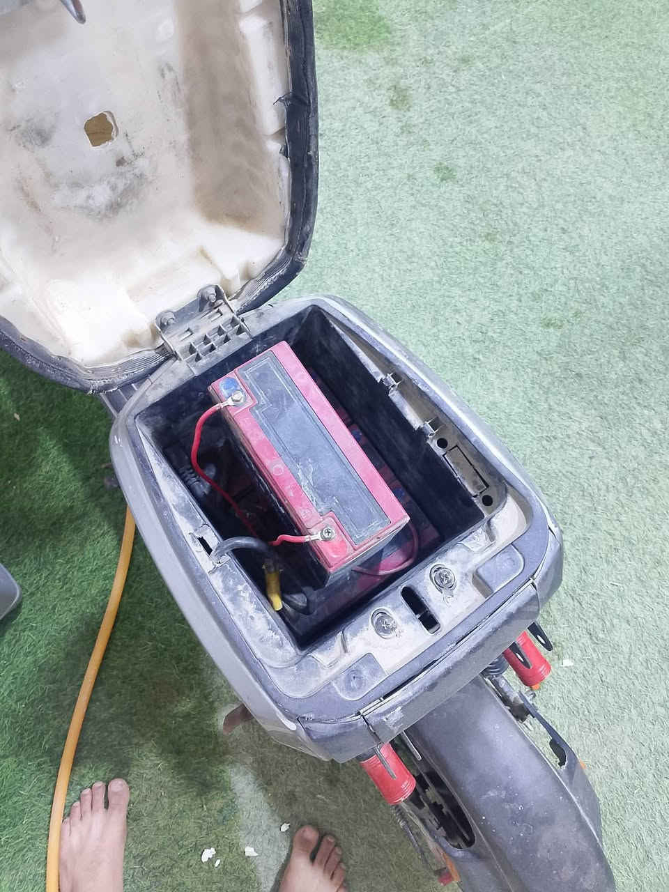 السلام عليكم ورحمه الله وبركاته
بايسكل شحن R10 للبيع بسعر 180 وبيها مجال الدراجة ناقصها شاحنه أو بطاريات ..
الموقع كربلاء 
للاستفسار الرقم للتواصل : ***********
