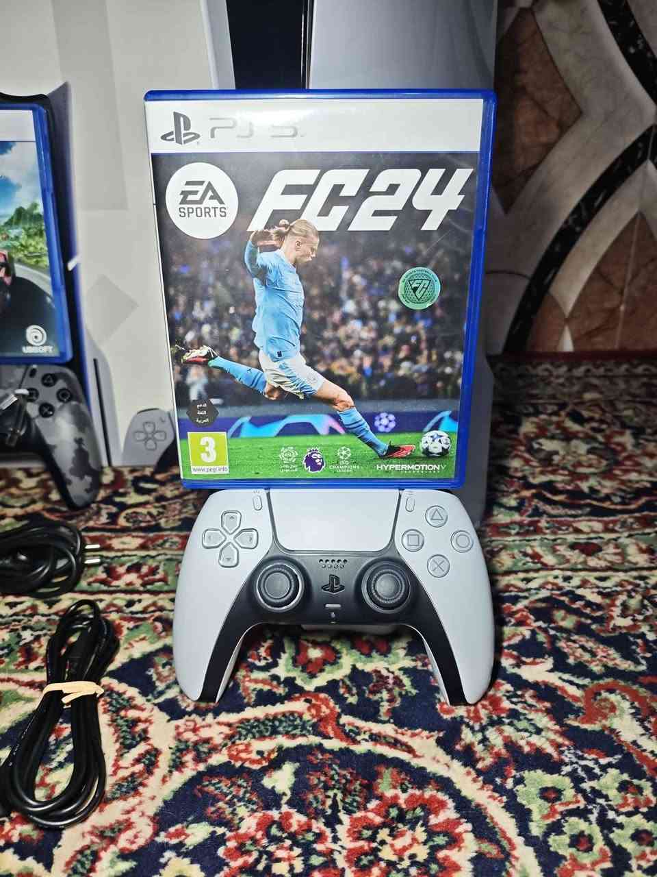 PS5 SLIM 1TB 
بلي ستيشن 5 سلم للبيع ريجن 2 أوربي 

ويا جميع الملحقات الجهاز مثل ما موضح بالصورة 

ويا جوستك اضافي و 2 أقراص و ماوس و كيبورد

وحساب بي 3 العاب مملوكة الجهاز جديد و استعمال قليل

 شرط الفحص لا مفتوح ولا مصلح تجي و تفحص 

السعر 775 ألف و بي مجال ل شراي لتواصل تعال خاص 

مكاني نجف الاشرف النجف, العراق


**إذا كنت صاحب هذا الإعلان وتريد حذفه لأي سبب، رجاءا أرسل رسالة إلى الدعم الفني**