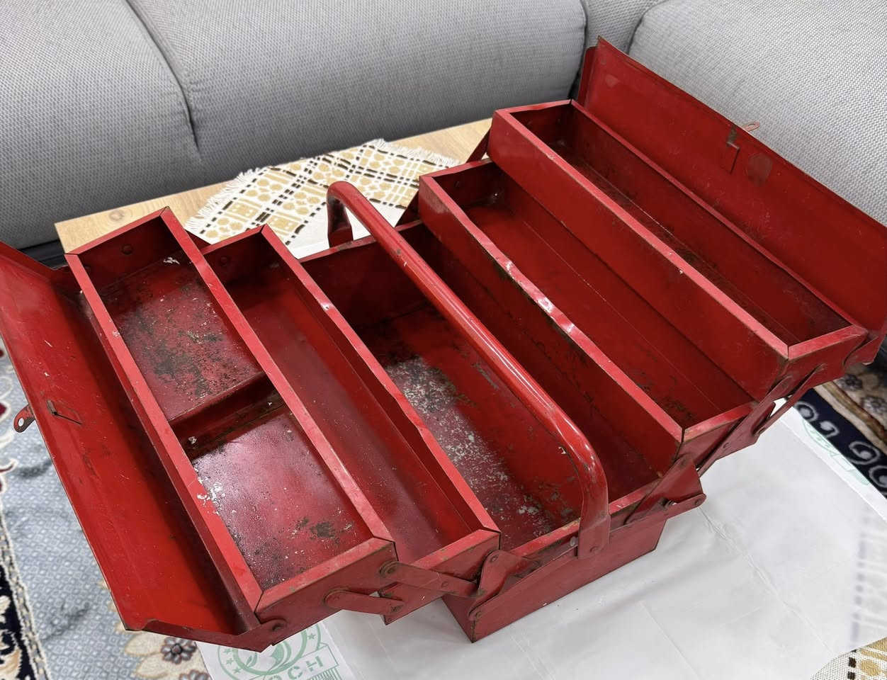 للبيع
حقيبه عدد يدوية حديد

مستعمل شي قليل 

يحتاج اله ادامه وصبغ

حسب رغبه الشراء 

السعر 55 الف مع التوصيل


**إذا كنت صاحب هذا الإعلان وتريد حذفه لأي سبب، رجاءا أرسل رسالة إلى الدعم الفني**