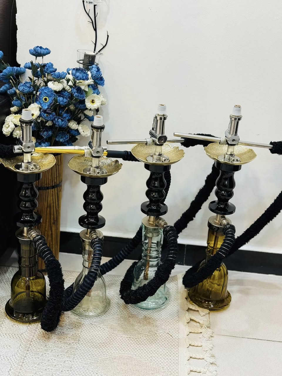 ٤ قطع نراكيل طه سنفورة
شرط انطيك عيب ترجعه سعر ٦٠ الف ***********
