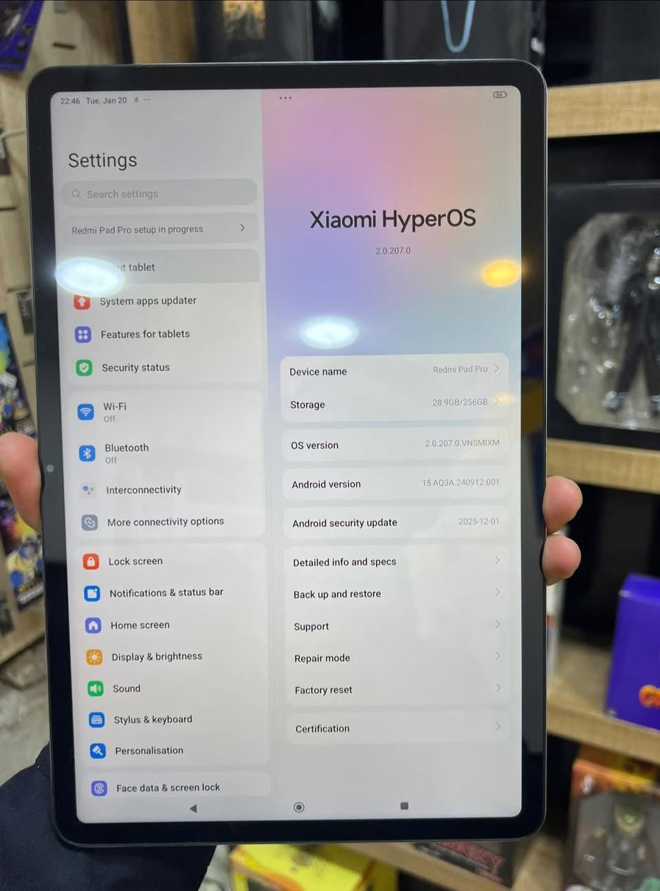 ايباد شاومي باد برو
256 نظيف وكامل

240 الف سعره فقط
يوجد توصيل


**إذا كنت صاحب هذا الإعلان وتريد حذفه لأي سبب، رجاءا أرسل رسالة إلى الدعم الفني**