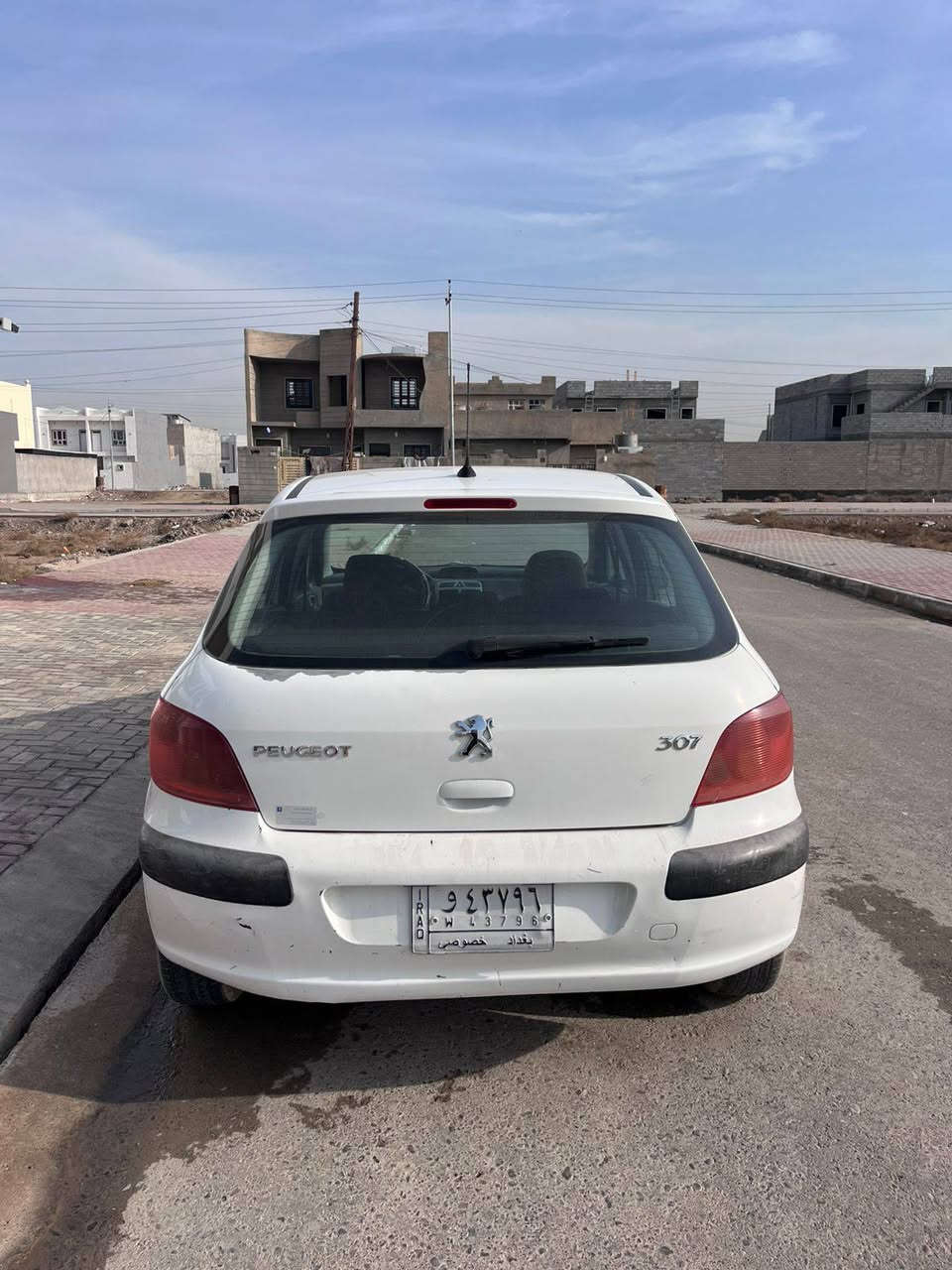 السلام عليكم
للبيع او المراوس 

بيجو 307 موديل 2005 

السياره نضيفه حيل السياره محرك كير صدرها ٤ تايرات جدد كلو مكفول 

السعر المطلوب 55 و بيها مجال للطيبين 
العنوان شرقاط السياره باسمي 

الرقم ***********
