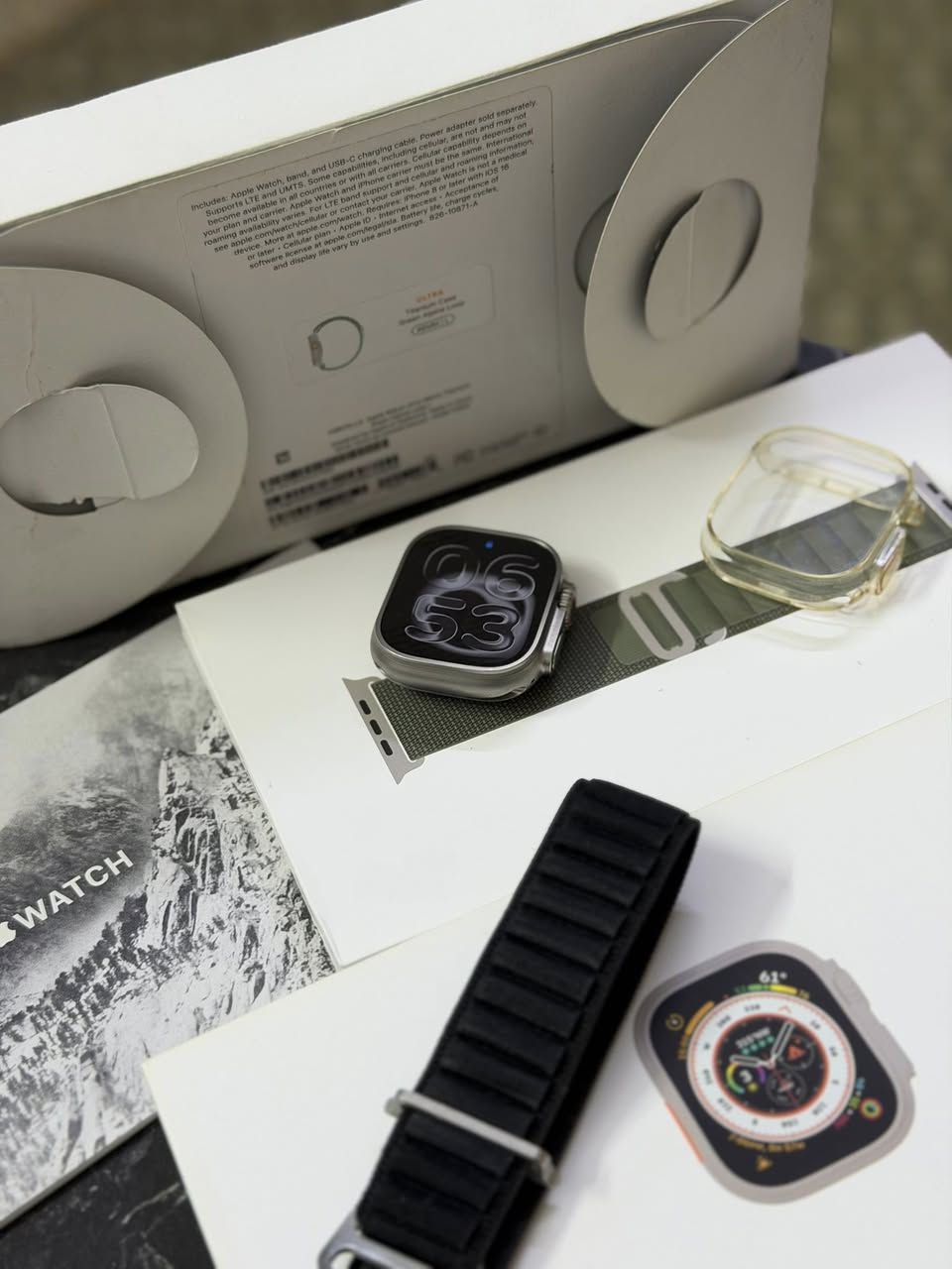 Apple Watch Ultra 49mm Titanium
مستخدمة استخدام قليل نضافة 100‎%‎100 بطارية 99 

باكيت كامل مع ضمان مني تاخذ

السعر 550 الف ✔️

للاستفسار ***********

العنوان: بغداد المنصور 14 رمضان قرب مطعم الساعة
