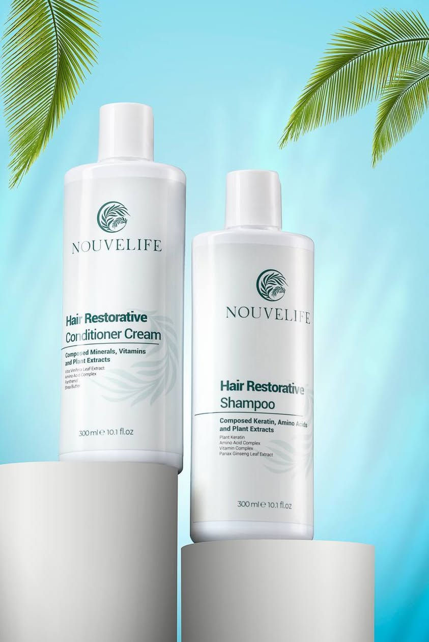 ‏Nouvelife Hair Care System
شعرك هو رمز لجمالك، اعتني به بشكل أفضل.
 أنظمة حماية الشعر هي نتاج سنوات عديدة من البحث من قبل خبراء في مجال الشعر، يحتوي على ثلاثة منتجات رئيسية ويكون أكثر فعالية عند استخدامه معًا.

‏HAIR RESTORATIVE SHAMPOO & CONDITIONER
شامبو وبلسم

  تنظيف الشعر بشكل فعال مع الحفاظ على توازن الزيت والرطوبة، تزيد من كثافة الشعر وتعطيه لمعانًا خاصًا، يحتوي على إفرازات نباتية ومعادن وأحماض امينية، هذه المكونات مهمة جدًا لصحة الشعر، تحمي الشعر من العوامل البيئية وتمنع تكسر بصيلات الشعر، توفر العناصر الغذائية والرطوبة للشعر.

‏HAIR RESTORATIVE SERUM

سيروم تنشيط الشعر

  من خلال مكوناته الخاصة يساعد على نمو الشعر وتقويته ويمنع تساقطه، يحتوي على مضادات الأكسدة والمغذيات ويحمي الشعر من أشعة الشمس الضارة و يمنح الشعر لمعاناً خاصاً ويمنع تكسر الشعر.


**إذا كنت صاحب هذا الإعلان وتريد حذفه لأي سبب، رجاءا أرسل رسالة إلى الدعم الفني**