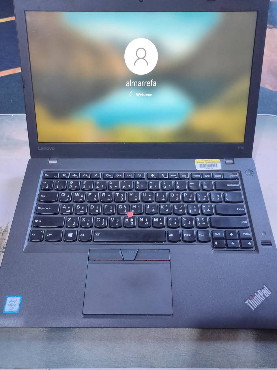سلام عليكم لابتوب لينوفو ThinkPad T460 سلم
💻 المعالج: Intel Core i5
⚙️ الجيل: السادس
🧠 الرام: 8GB DDR4
💾 التخزين: 256GB SSD (سريع جداً)

🖥️ الشاشة: 14 إنج FHD
⌨️ الكيبورد: ThinkPad عربي وانكليزي + ضوئي 

🔌 المنافذ:
 • USB-C (يدعم الشحن)
 • Thunderbolt 3
 • 2 × USB 3.1
 • HDMI
 • LAN (RJ-45)
 • قارئ كرت SD
 • منفذ سماعة / مايك

🎒 الملحقات:
✔️ شاحن أصلي
✔️ ماوس

🛡️ الابتوب كامل مكمل من ناحية تعاريف و ويندوز ضمان tشحن 

💰 السعر: 190 الف 

📍 العنوان:
بغداد/  الدورة 

📞:*********** واتس
