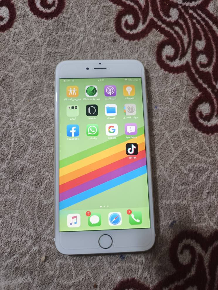 إيفون ٦ بلاي الجهاز كلة على وضع البلاد ذاكرة ٦٤ بطارية ٨٥  جهاز بلادي بس هوة متوقف تحديث يشغل يوتيوب من سفاري وباقي كلهن شغالات السعر ٧٥ بية مجال بسيط ويا شاحنة *********** عمارة, ميسان
