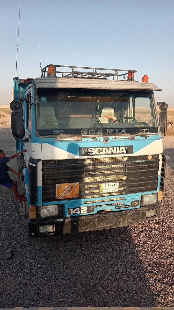 قلاب اسكانيا للبيع حجم 142 سكانيا سحال  رقم كركوك *********** سحال عضله
