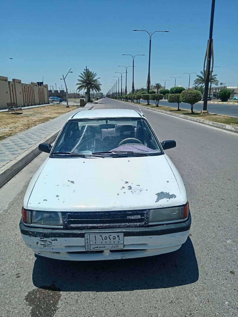 السلام عليكم اخوان مكلف بالنشرالسياره للبيع مازده موديل 1994السياره جارده بيه تخم تاير جديد سياره جاهزة كير محرك خير من الله التواصل على الرقام ***********@***********صاحب السياره
