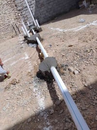 تأسيس ماء🚰 ومجاري🚽    تأسيس ماء بواري دفن ppr  بأحدث الانظمة   تأسيس ن...