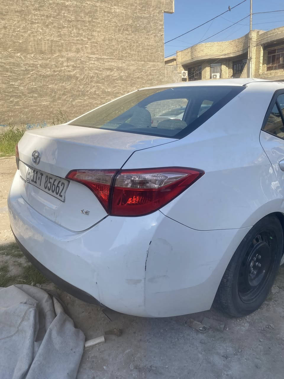 السلام عليكم كورلا 2018 مواصفات LE رقم بغداد انكليزي حادثه موضح بلصور ***********
