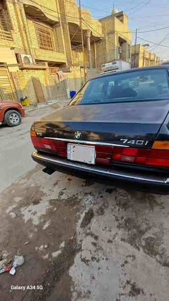 بي ام دبليو 740 للبيع
موديل 1993 
مكينه وكير جدد كفاله
صدر كامل جديد
اكسل شاده جديد 
تبريد شغال 
كهربائيات كلها شغاله 
ضفيره نضيفه بدون جطلات وربط بلاديه
ويل شعاع 
دبل جمجه 
بجم عريض 
سلايد روف 

السياره بسمي سنويتها لل2030
هزها بعدا ماسقطه 
السعر 60 وبي مجال بسيط كلش 
مكاني بغداد البلديات 

للاستفسار
 ***********
***********
