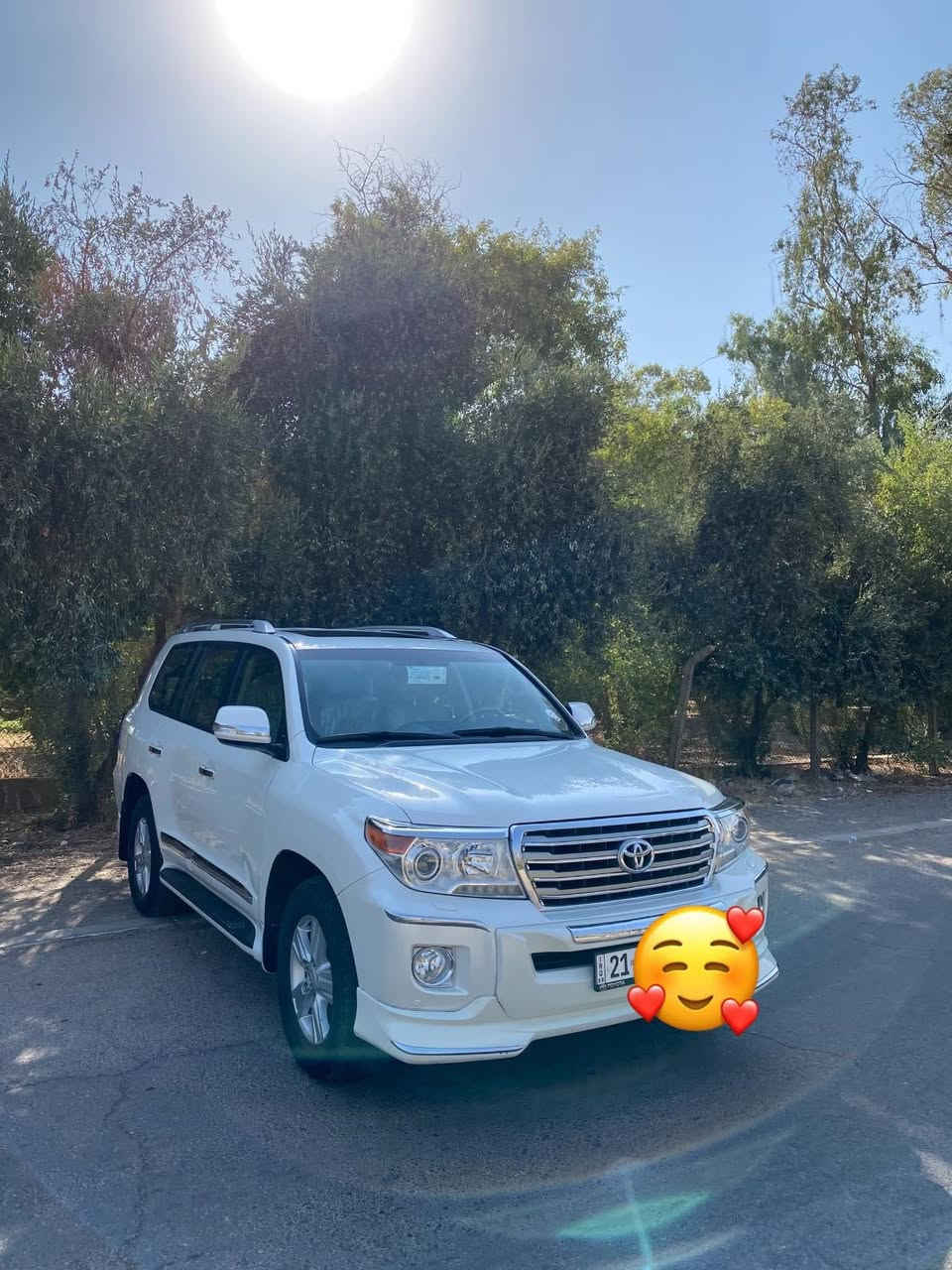 📍 الموقع: كركوك

لاندكروزر 2013 فئة VXR
مكينة V8 ثمانية سلندر 4600 سي سي (اعتيادي)
مواصفات فل كامل (مواصفات لكزز) ما عدا الدبل الكهربائي

السيارة بحالة جيدة جداً 👍
بيها ضرر خفيف مكان صغير (تعديل بارد) +تعديل كارت صغير 
💰 السعر: 425 قابل للتفاوض

📞 للتواصل: ***********

⸻
