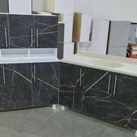 كاونتر متر و20 ارضي وملحق مع سنك متر و٢٠ مرمر MDF خشب .   للاستفسار ير...