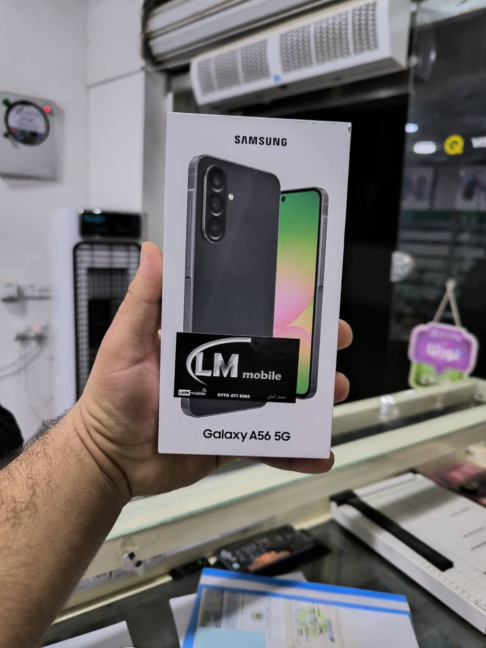 السلام علیکم
رمضان مبارك تقبل اللە منا و مینکم 

انفنیكس جیتی 20 برو
ذاکرە 256
رام 12
دبل سیم
سماعات ستیریو

معالج خارق میدیاتیك دایمنستي 8200الترا 4نانومتر 
بوبجي 120 فریم
کامیرا 108میکابیکسل
شاشە امولد 144هیرتز
بطاريە 5000 مللي  امبیر  و یدعم شحن سریع 45واط
جهاز کبس و مامفتوح 

سعر 275و  بیهە مجال کلش قلیل
ضمان 24 ساعە

سامسونك کلاکسي A56 
ذاکرە 256 
رام 8
 بالکارتون مامستخدم  
435الف قفل بدون اي مجال

رقم ***********
عنوان المحل : بنجاعلي مقابل مسبح باباکرکر
