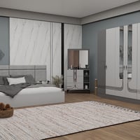 غرفه نوم 5 قطع تركي السعر يشمل  الشد والنقل مع صمان صيانه 3 سنوات الاس...