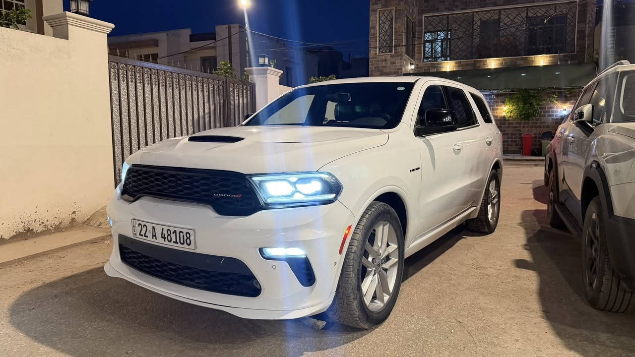 RT2022

‎دوج دورانكو ارتي 

Dodge Durango R/T   .

‎الموديل : 2022  . (وارد امريكي) .
فوللل مواصفات فول عدا رادار امامي 
‎المحرك : V8 . 5.7L  .

‎العداد : 46 الف  .

‎السعر : 320 ورقه وبيه مجال

‎رقم اربيا  .

‎المواصفات:  

‎* تحذير النقطة العمياء . 

‎* حساسات امامية وخلفية .

‎* شاحن هاتف لاسلكي (وايرلس ).

‎* فتحة سقف (سلايد) . 

‎* مقاعد من الجلد مع كنتارا الفاخر. 

‎* مقاعد كهربائية مع ذاكرة لحفظ وضعيات الجلوس. 

‎*  مقاعد تبريد وتدفئة. 
و الخلفيه فقط تدفئه

‎* تدفئة مقود القيادة. 

‎* مقود رياضي مع تحكم كهربائي. 

‎* مصابيح امامية زنون مع LED .

‎* كشافات ضباب LED . 

‎* شاشة 10.1 أنج .

‎* نظام ملاحة (GPS) . 

‎* تشغيل عن بعد . 

‎* ويل قياس 20 أنج . 

‎* صندوق كهربائي . 

‎* بلوتوث تلفون كار بلي .

‎* محدد سرعة . 

‎* كاميرا خلفية .

‎* كير ٨  سرعات شفتات ب الاستيرن  .

‎*جنطه كهرباء 
 . 

مقاعد صف الثاني VIP 
اوتو بارك

الحادث فقط بنيد بدون ايرباك 
الباقي كله سليم صور الحادث موجوده بالمنشور
   للاستفسار ***********
المكان حله
