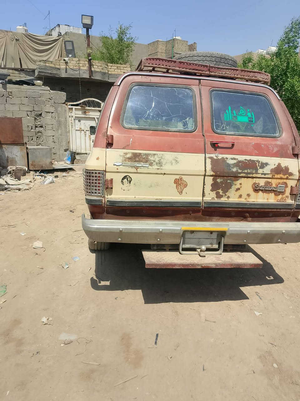 جمسي مديل 82 رقم بغداد نكليزي 
 8برغي تخم تاير جديد 
السعر 28$ وبيها مجال 
‏‪***********‬‏
