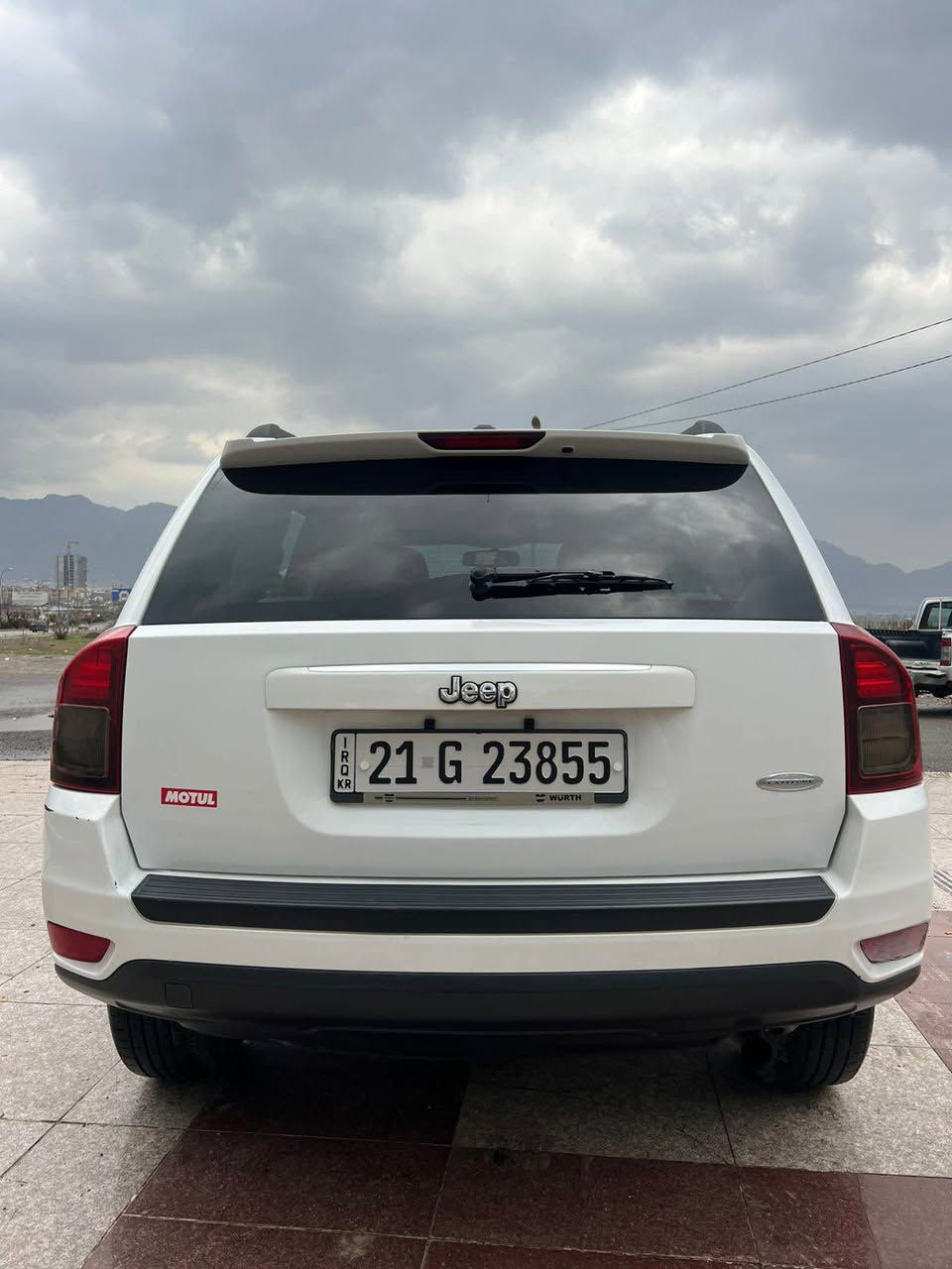 Jeep compass 2016 
مەکینە 20 
کوشن کرێمی
کوشن جڵد
کوشن هیتەر 
Abs
دژە خلیسک
شەغال
تەعدیل سورعە
کلین تایتڵ هیچی پێوەنیە تەنها چەمەلاغی لای سایەق پێنچ پەنجەی کارتە و تەواو
گێڕ و مەکینە بەشەرت نەکراوە 
95 هەزار ڕۆشتوە
سەنەوی تا مانگی 9/2028 نوێیە
کامل سێرڤسی بۆ کراوە ڕۆن و هایدرۆلیکی گێڕی تازە گۆڕاوە شەریکەی mutul 
114 وەرەقە معامەلەیەکی کەمی تیایە
هەموو زانیاریەکانم نوسیوە مشتەری تەلەفۆن بکە یان نامە بنێرە لەخزمەت دام شوێم چواقوڕنە
***********
*********** رانية, السليمانية
