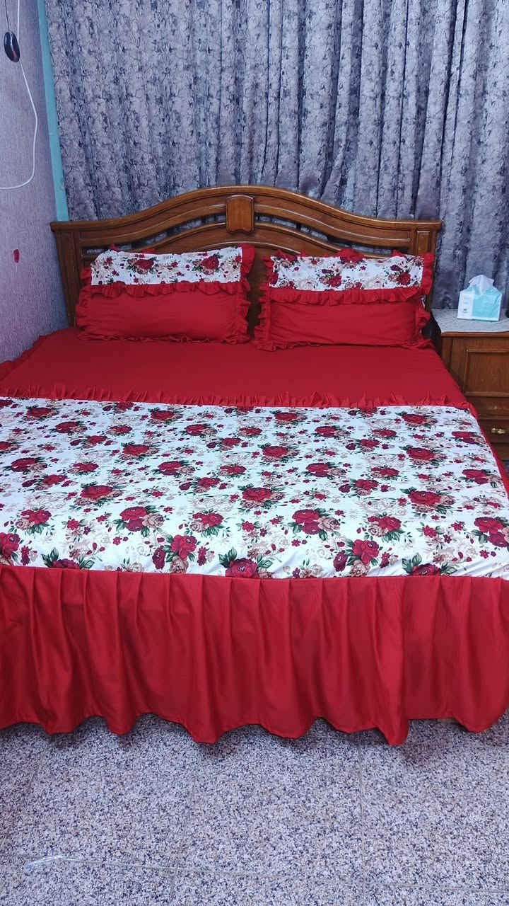 نزله بثلاث جهات✨✨
قياس 200 × 180💖
خامه درجه اولى💗💗
ضمان الغسل والاوان 💯💯
يوجد توصيل بغداد والمحافظات 
3000🥹🥹🥹


**إذا كنت صاحب هذا الإعلان وتريد حذفه لأي سبب، رجاءا أرسل رسالة إلى الدعم الفني**