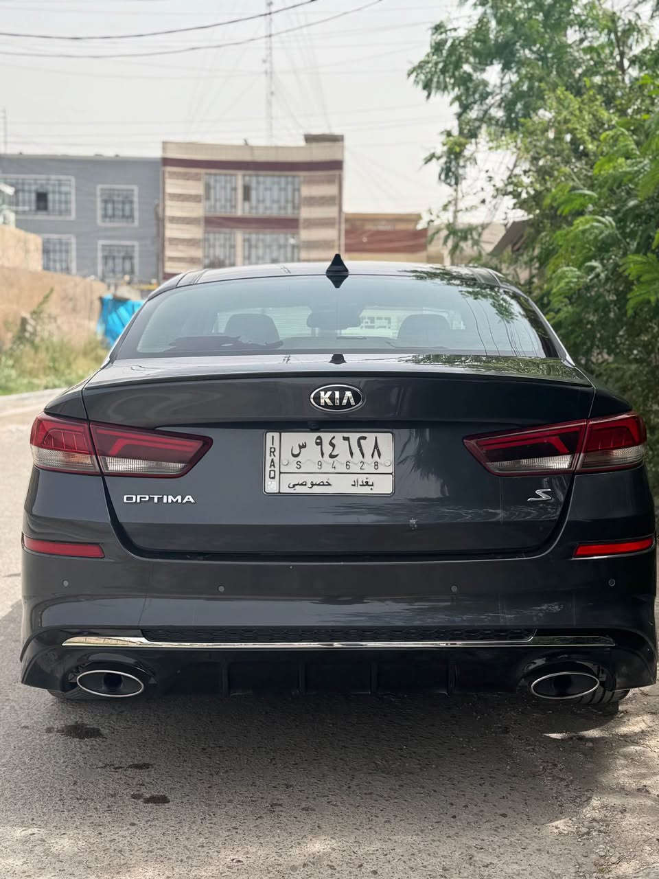 كيا اوبتما 2019 وارد امريكي 
حادثها سرقه بنيد وجاملغ 
حادثها بالعراق بابين وهلال 
لون فيلي 
مواصفات فول S
مكينة 2.4 
حالة السيارة جيدة 
العداد 92 ميل قابل للزيادة 
سعرها 135 وبيها مجال بسيط 
للأستفسار *********** بغداد, العراق
