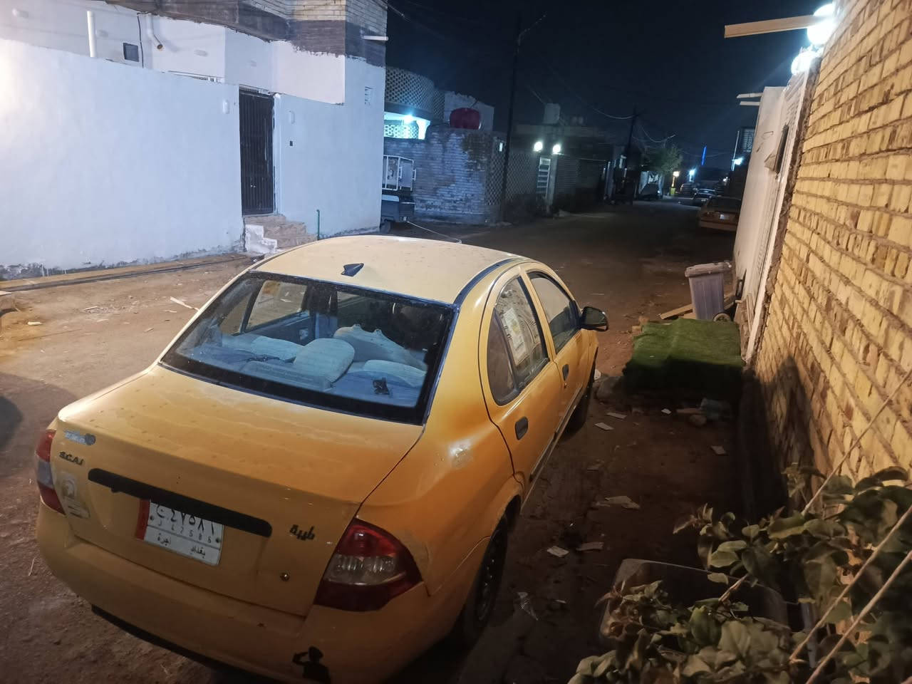 طيبه موديل 15
السياره حداد جديده 

كير جديد قبل كم شهر مبدل

مكينه بيها بخار 

رقم بغداد 

عليها غرامات ٩٠٠الف 

تريد مداور شوكت ميعجبك 

سعرها ٢٠ ورقه
مكاني نجف 
رقم ***********
