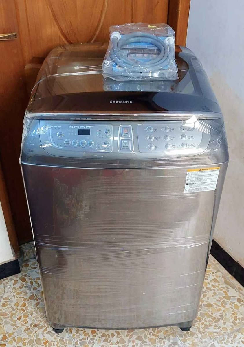 سلام عليكم غساله فول اوتوماتيك سامسونك اصلي تايلندي وكاله مستخدم قليل جدا حجم كبير بطانيه ١٨ كيلوو انفيرتر اقتصادي ٤٥٠ مكاني بغداد متوفر توصيل *********** بلاد رز, ديالى
