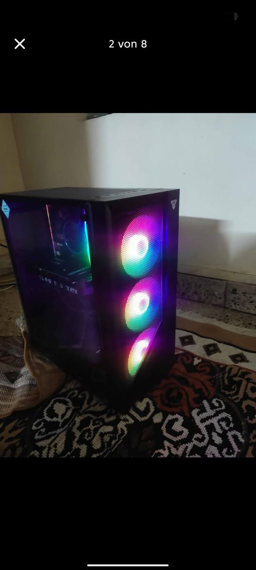 السلام عليكم بي سي كيمنك للبيع المواصفات بالصور RTX4060 سعر 850 الف الرقم *********** بي واتساب
