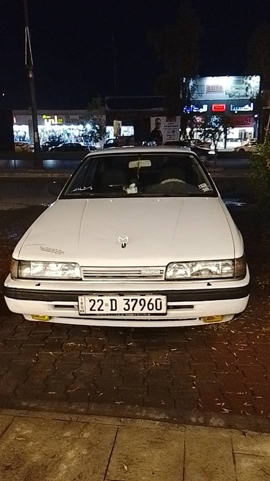 السلام عليكم 
سياره مازدا 626 موديل 90 حجم المحرك 2.0 
12 بخ
رقم أربيل شرط تحويل و الوكالة وسنوية جديدة إلى 2030
كير عادي سياره نظيفة بدون صبغ وبدون معجون بدون بخار كلة على البلادي
السعر 48 وبي مجال بسيط 
مكان السياره كركوك
*********** كركوك, العراق
