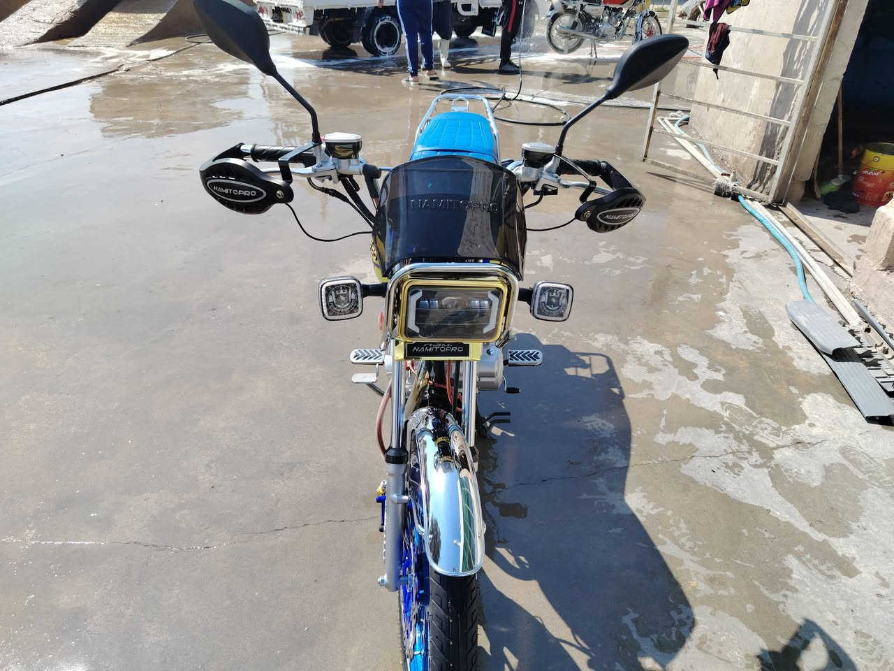 دراجه نامي برو موديل 25محرك 200بعده عله وضع الشركه السعر 825 وبي مجال مكاني الحويجه داخل ***********
