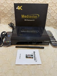 جهاز ميديا ستار z1     اندرويد 4k مستخدم نظيف   كامل ملحقات مع ريمونت ...