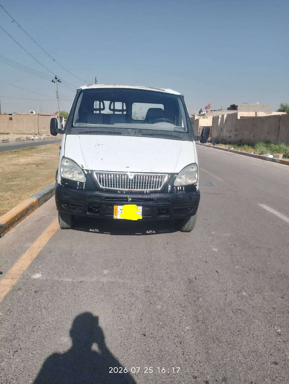 السلام عليكم 
كازيل مكينه وكير بلادي بانزين 
سياره جاهزه كهربائيات كامله مشروع وطني 
رقم بغداد  تحويل مباشر سنويه 2027
المكان بغداد السعر 34بيها مجال 
***********
