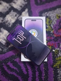 جهاز أيفون ١٤ برو ماكس للبيع نضيف فقط الضهر مكسور الباقي مكفول ضمان ما...