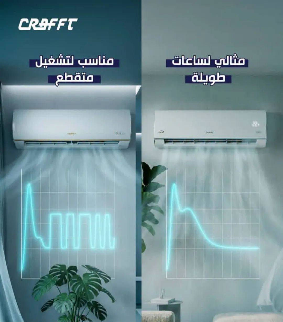 ⚠️ محتار بين سبلت (الإنفرتر) وسبلت (العادي)؟ .. كرافت يوضح لك الفرق! ❄️
كثير من زبائننا يسألون: "شنو الفرق وشنو الأنسب لبيتي؟". إليكم المقارنة ببساطة حتى يكون قراركم صحيح:

1️⃣ سبلت الإنفرتر (Inverter) .. الذكاء والتوفير 💰
• توفير حقيقي: يقلل استهلاك الكهرباء بشكل كبير جداً، يعني "استثمار طويل الأمد" لفاتورتك.
• راحة تامة: يوفر تبريداً بتدفق مستمر وهادئ، ويحافظ على درجة حرارة الغرفة ثابتة بدون ما تحس بالتقلبات.
• للمسافات الطويلة: مثالي جداً لغرف النوم والصالات اللي يشتغل بيها السبلت ساعات طويلة.

2️⃣ سبلت العادي (On/Off) .. القوة والسعر الأنسب ⚡
• دفع قوي: يمتاز بتبريد بدفعات قوية وسريعة، يبرد المكان بوقت قياسي.
• اقتصادي بالشراء: سعره يكون أنسب ومناسب جداً للميزانية المحدودة.
• للأماكن المفتوحة: اختيار ممتاز للمحلات أو الغرف اللي يكون بيها دخول وخروج مستمر (تشغيل متقطع).

💡 الخلاصة:
• تريد توفر بالكهرباء وتنام براحة؟ اختر Inverter.
• تريد تبريد سريع وقوي وسعر جهاز أنسب؟ اختر On/Off.

📍 تجدون كافة الموديلات لدى:
جمعية التراث الاستهلاكية
العنوان: الرمادي - التأميم - شارع النخيل - مقابل محطة النخيل.
📞 للاستفسار أو الطلب، ***********
#كرافت #تبريد #الرمادي #الأنبار #CRAFFT #إنفرتر #سبلت #تكييف #توفير_الطاقة
