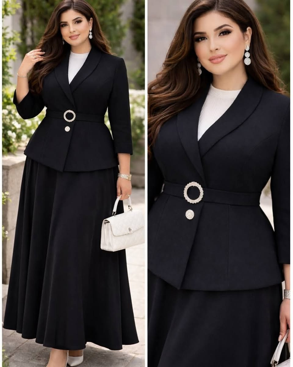 ✨ جديدنا ✨
💰 السعر: ٦٥ ألف فقط
🚚 التوصيل: مجاني لبغداد وجميع محافظات العراق
طقم قطعتين مع حزام
• طول السترة: 70 سم
• طول التنورة: 105 سم
🧵 القماش: دابل هورم إيطالي
• الغرام: 350
• جودة عالية وثابت
تفاصيل التنورة:
• من الأمام: كمر + سحاب
• من الخلف: لاستيك بعرض 6 سم لراحة أكبر
✨ الإكسسوار:
نيكل ستراس – شغل درجة أولى
📏 القياسات المتوفرة: من 40 إلى 54
📩 للحجز والاستفسار: مراسلتنا خاص
🤍 وأهلاً وسهلاً بالجميع 👋


**إذا كنت صاحب هذا الإعلان وتريد حذفه لأي سبب، رجاءا أرسل رسالة إلى الدعم الفني**