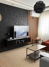 ميز تلفزيون • تفصيل • اسود