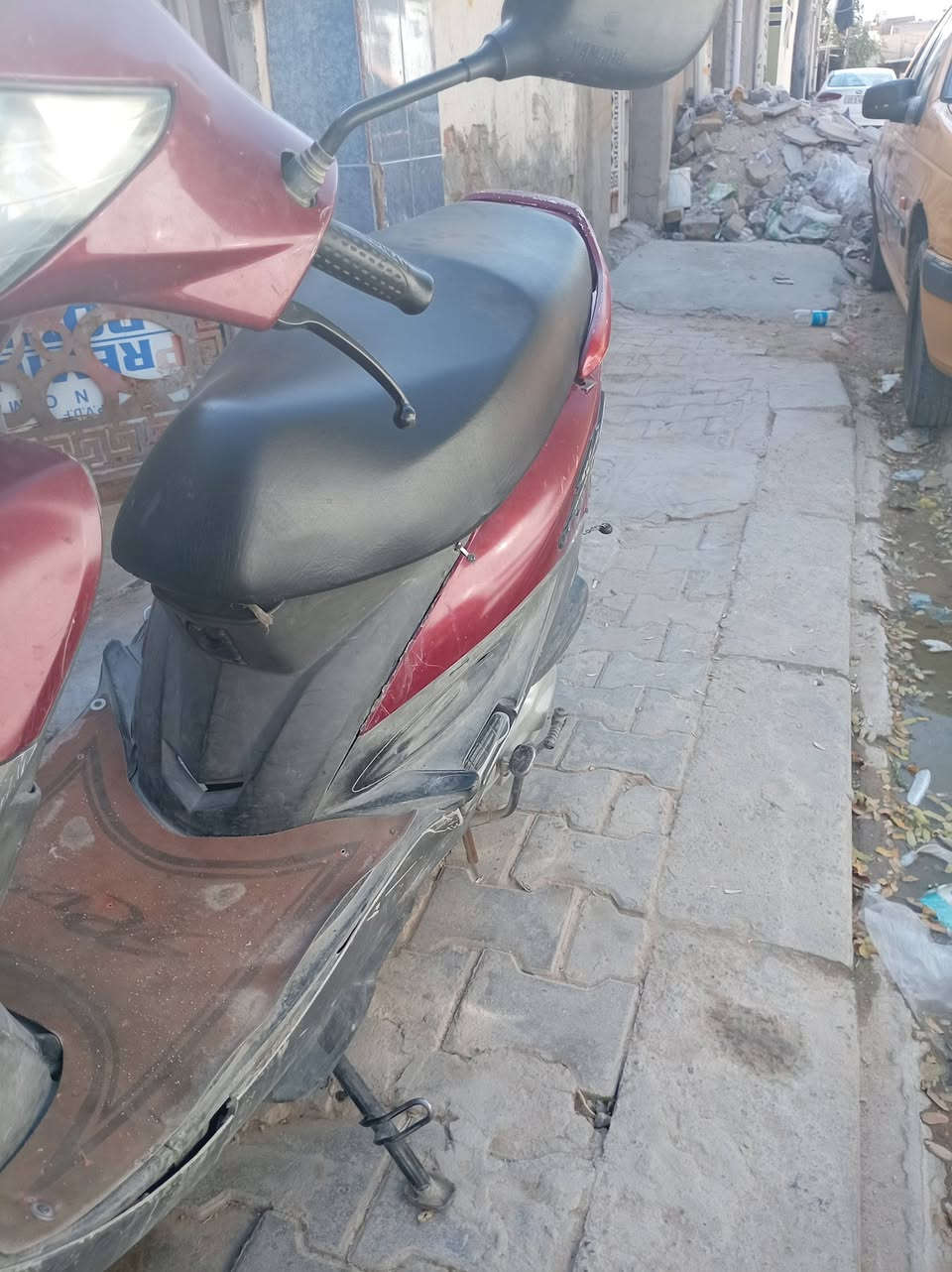 سلام عليكم اخوان دراجة للبيع جاهزة نكرة سلف كابريتة وليس نوزل سعرها ٤٥٠ الي يريدها يتصل ماعندي نت *********** اشتريتها من واحد من النجف محرك استندر صاحبها صادق في كلامة
